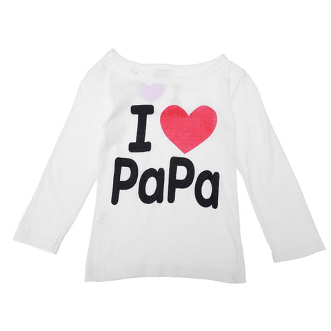 I Love Papa Children's T-shirt