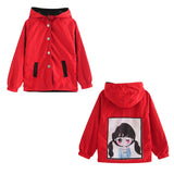 Long Sleeve Hooded Jacket Fashion