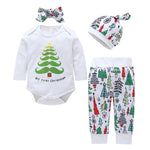 4 Pcs/Set Christmas Baby Clothes Set