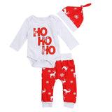 3pcs/Set Baby Christmas Clothes Set