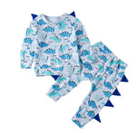 2pcs Autumn Baby Girl Boys Clothes Set