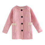 Baby Fleece Jacket Front Button Sweet Kids